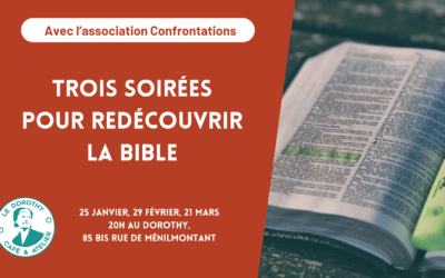 Cycle de conférences : la Bible aujourd’hui