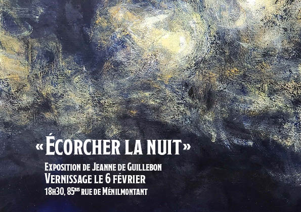 Nouvelle exposition : Écorcher la nuit, de Jeanne de Guillebon