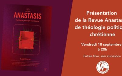 Présentation de la revue Anastasis