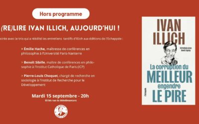 (Re)lire Ivan Illich aujourd’hui